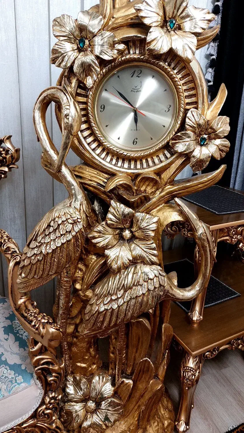 ساعت ایستاده طلایی رنگ|ساعت دیواری و تزئینی|تبریز, |دیوار