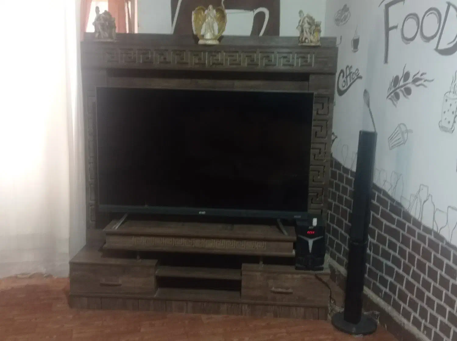 تلویزیون 55اوولی ال سی دی شکسته|تلویزیون و پروژکتور|ایرانشهر, |دیوار