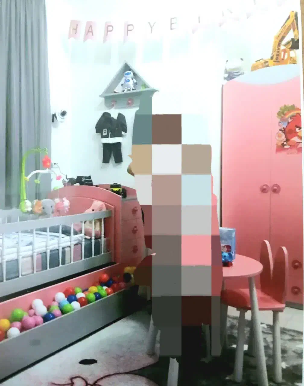 تخت و کمد کودک|تخت و سرویس خواب|قائن, |دیوار