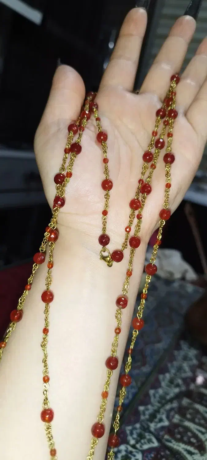 گردنبند عقیق|زیورآلات و اکسسوری|هشتگرد, شهرک ریحانه|دیوار