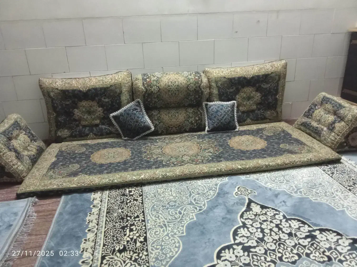 شاه نشین درحد نو|پشتی|یزد, |دیوار