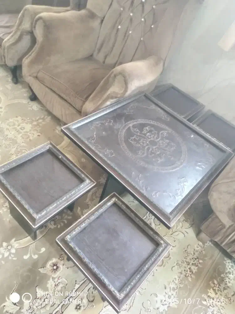 مبل هفت نفره شیک پرزنتی مخملی جنس اصیل|مبلمان خانگی و میز عسلی|سراوان, |دیوار
