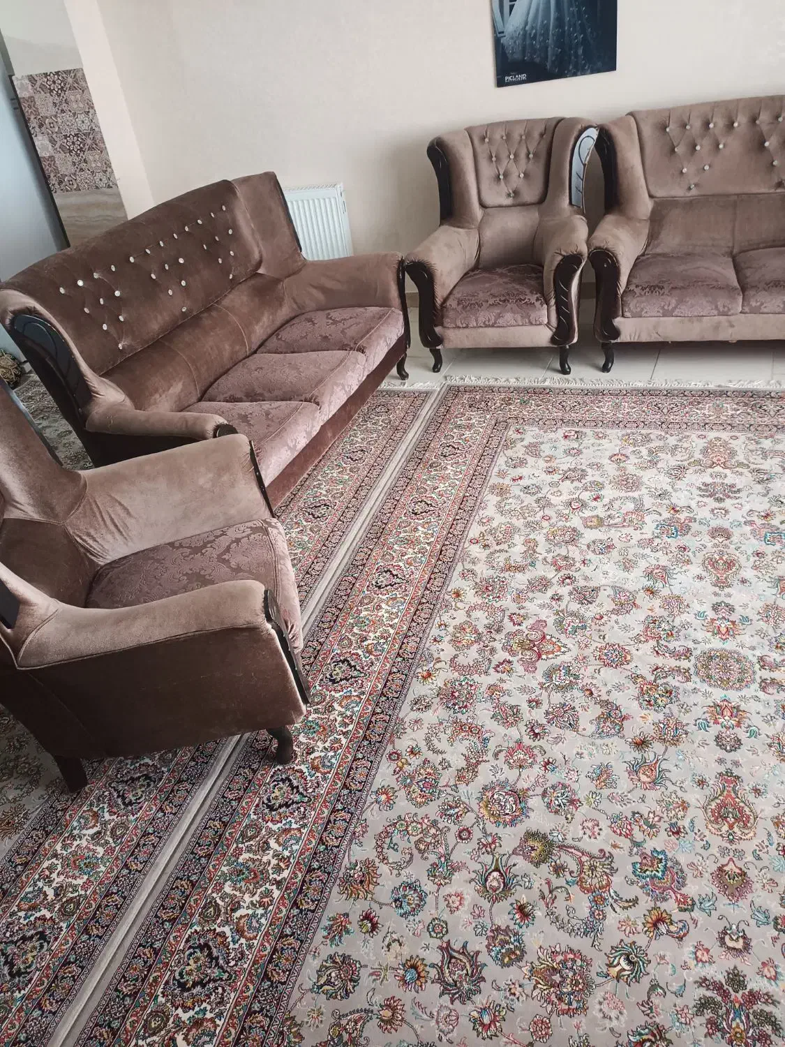 مبل کارکرده 7نغره|مبلمان خانگی و میز عسلی|رشت, یخسازی|دیوار