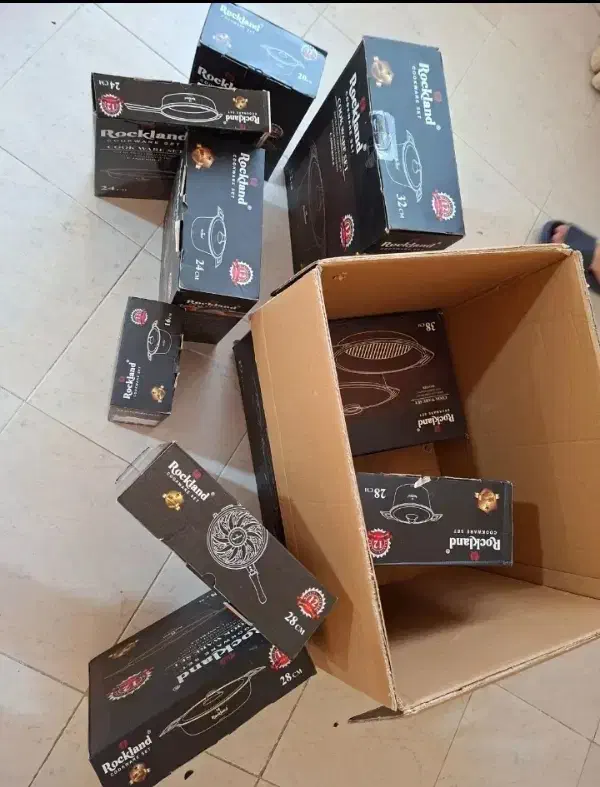 قابلمه 19 بارچه گرانیک|ظروف پخت‌وپز|مشگین شهر, |دیوار