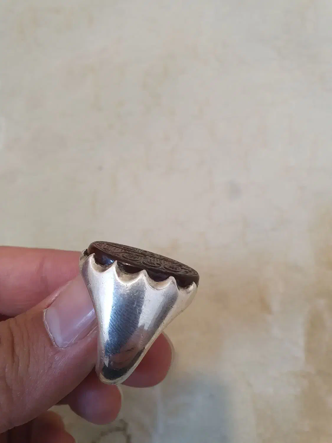 انگشتر عقیق خطی|جواهرات|سمنان, |دیوار