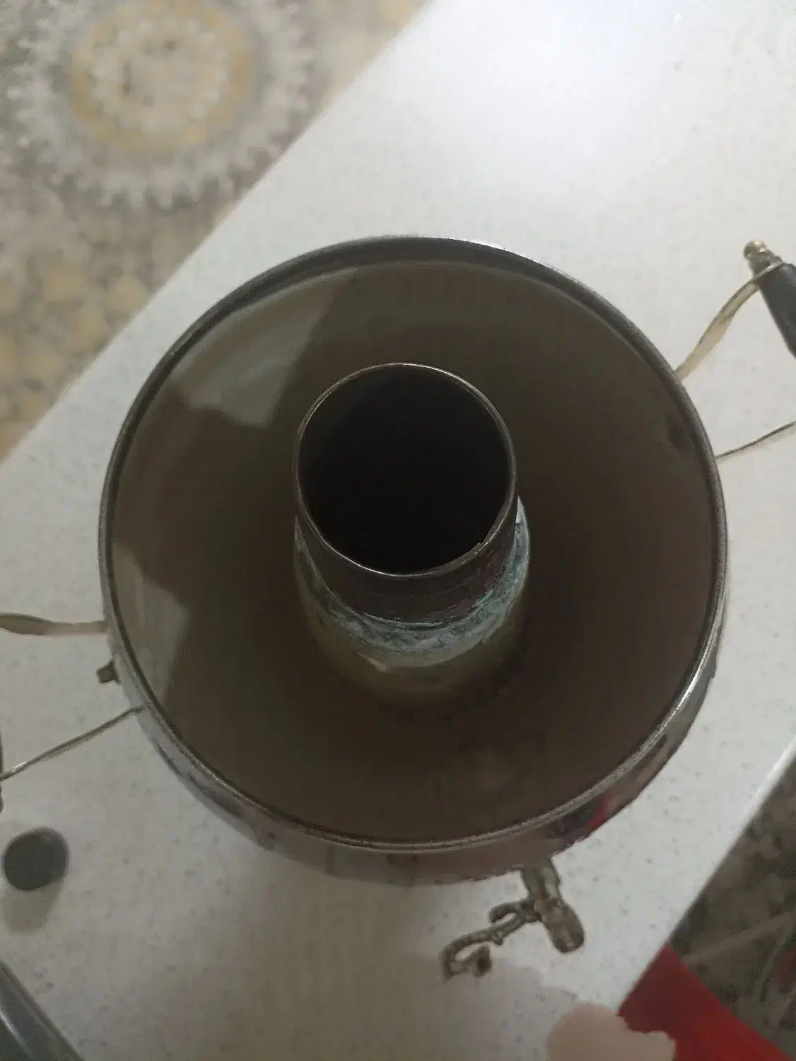 سماور گازی با آتش خانه مسی بسیارسالم|سماور، چای‌ساز، قهوه‌ساز|بومهن, |دیوار