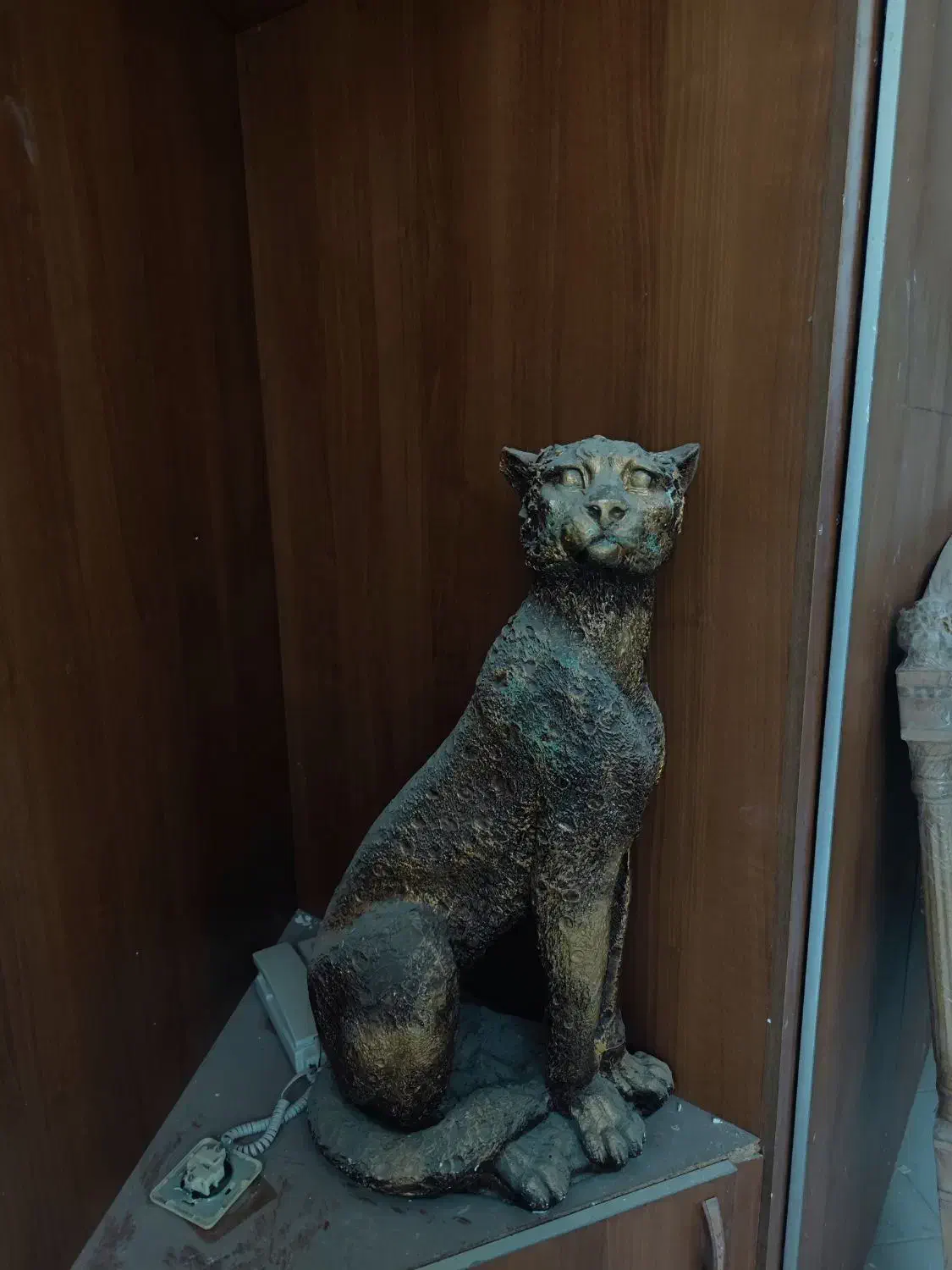 مجسمه پلنگ|مجسمه، تندیس، ماکت|مشهد, سرافرازان|دیوار