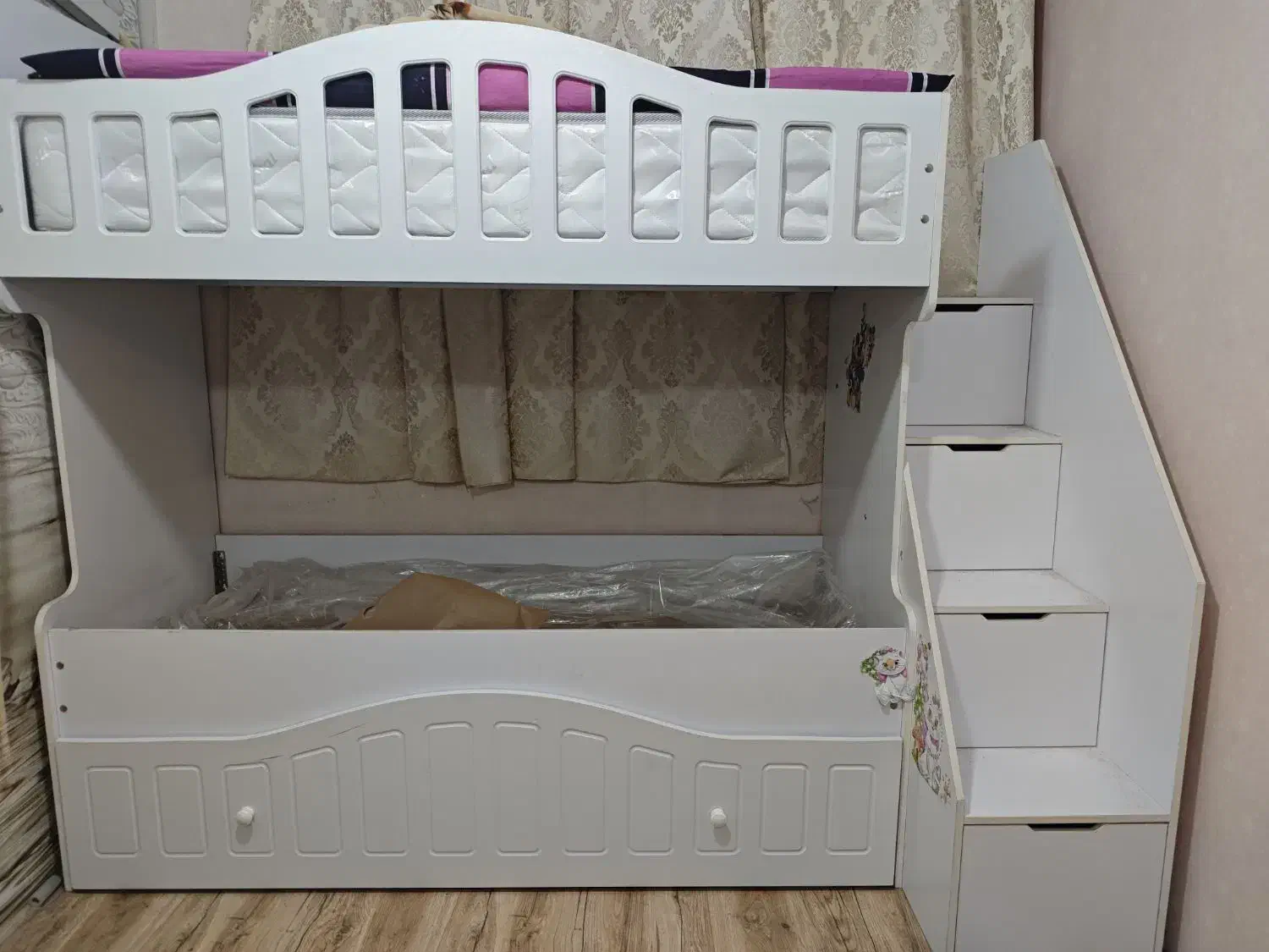 تخت دوطبقه میزبان دار|تخت و سرویس خواب|قم, اسمعیل آباد|دیوار