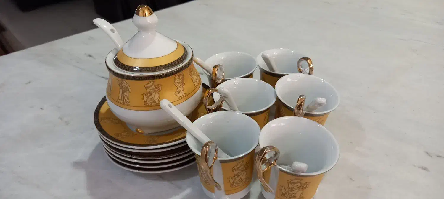 فروش ست قهوه خوری ۶ نفره|ظروف سرو و پذیرایی|نوشهر, |دیوار