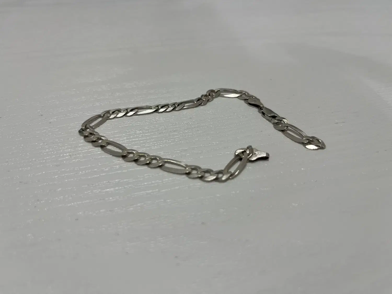 دستبند نقره فیگارو ایتالیایی|جواهرات|بندر انزلی, امامزاده|دیوار