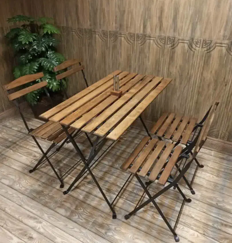 میزوصندلی تاشو ۲ و ۴ نفره کیفیت اصلی درجه یک|میز و صندلی غذاخوری|کرمانشاه, |دیوار