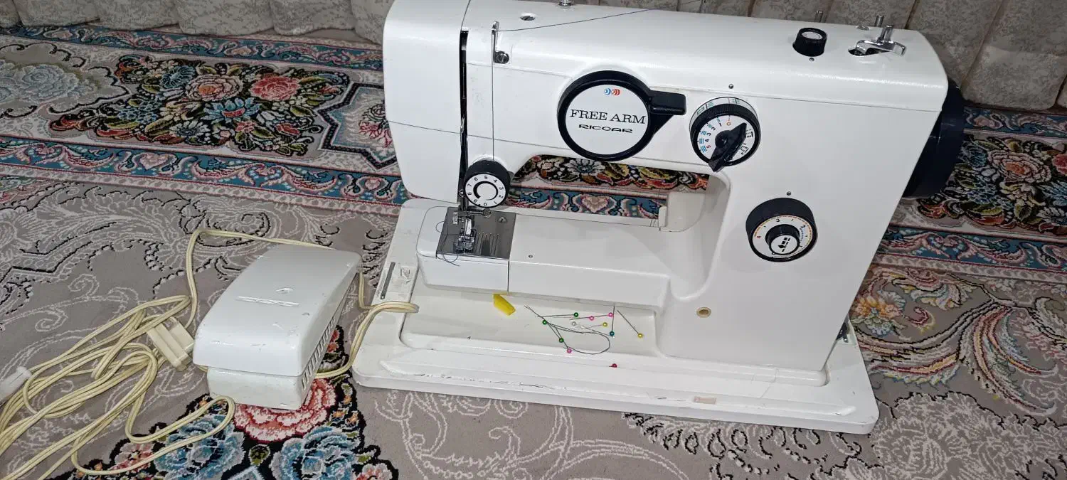 چرخ خیاطی ریکار در حد نو|چرخ خیاطی و ریسندگی|رامهرمز, |دیوار