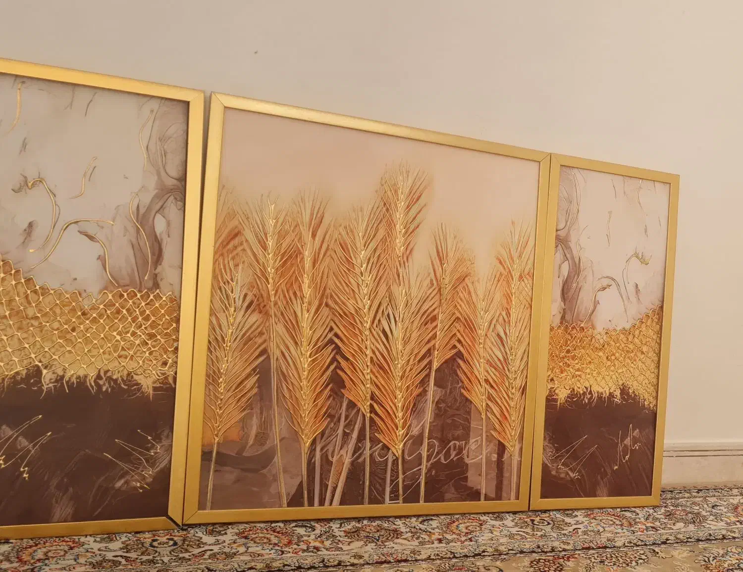 تابلو سه تیکه درحد|تابلو، نقاشی، عکس|هشتگرد, هشتگرد قدیم|دیوار