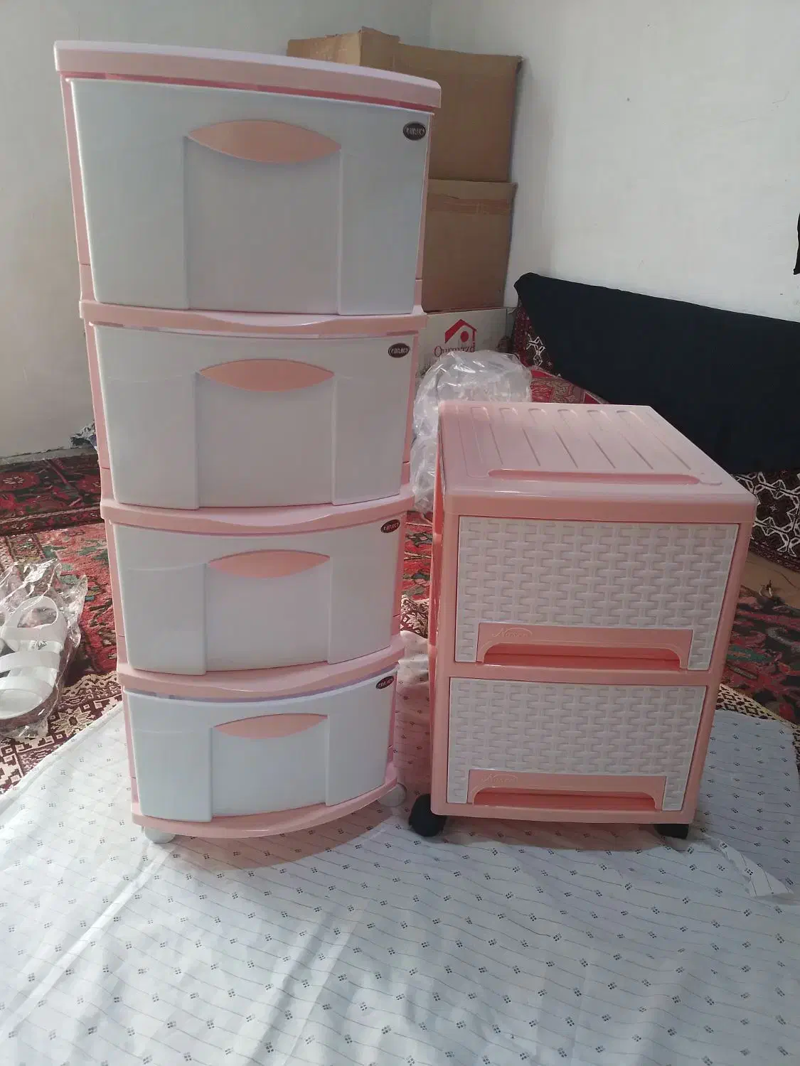 سرویس اشپزخانه وکشو بزرک وکوچک|آبچکان و نظمدهنده ظروف|تبریز, |دیوار