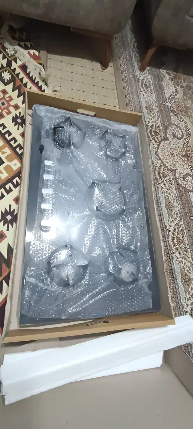پنج شعله گاز رو میزی شیشه ای|اجاق گاز و لوازم برقی پخت‌وپز|بندر انزلی, پردیس|دیوار