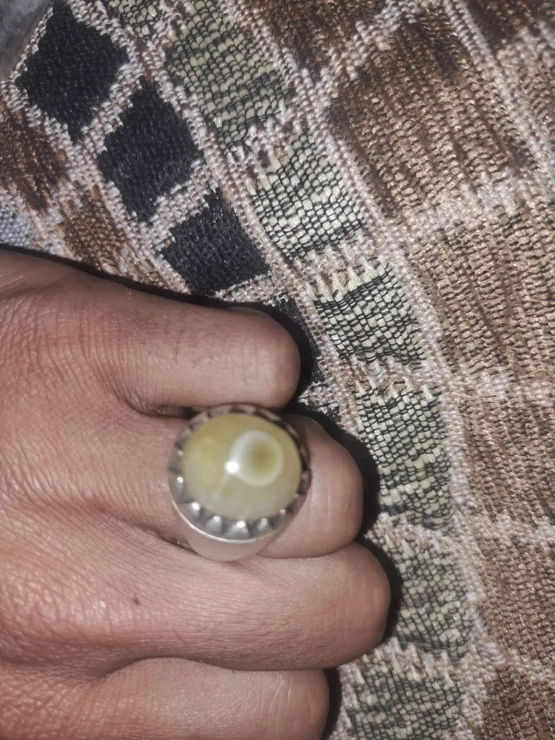 انگشتره ضخیم نقره سنگین|جواهرات|اهواز, پردیس|دیوار