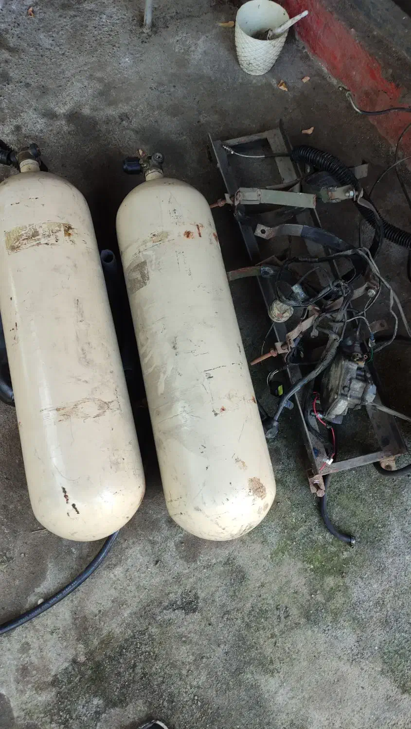 کپسول سی ان جی پراید با لوازم نصب|قطعات یدکی و لوازم جانبی|چوبر, |دیوار