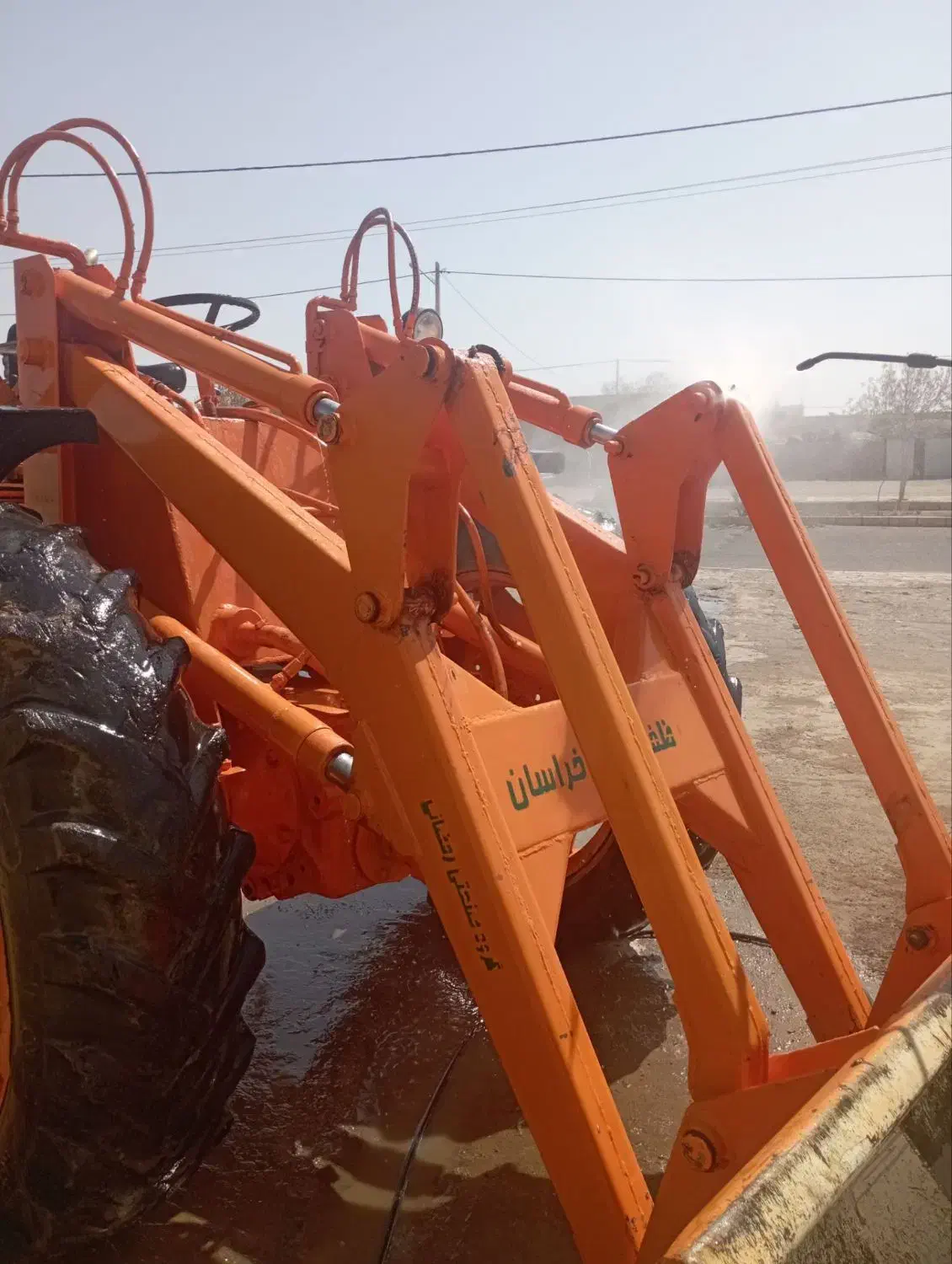 تراکتور بیل عقب نو با تریلی ۴چرخ تراکتور|ماشینآلات صنعتی|سده (خراسان جنوبی), |دیوار