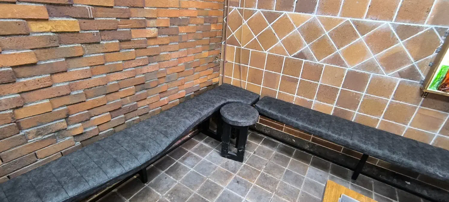 نیمکت پاف ،وصندلی ال به صورت یکجا|صندلی و نیمکت|شهرکرد, |دیوار