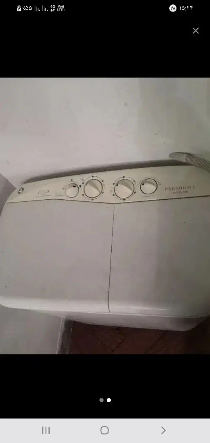 ماشین لباسشویی پاک شوما ۷کیلو|ماشین لباسشویی و خشککن لباس|مشهد, هنرور|دیوار