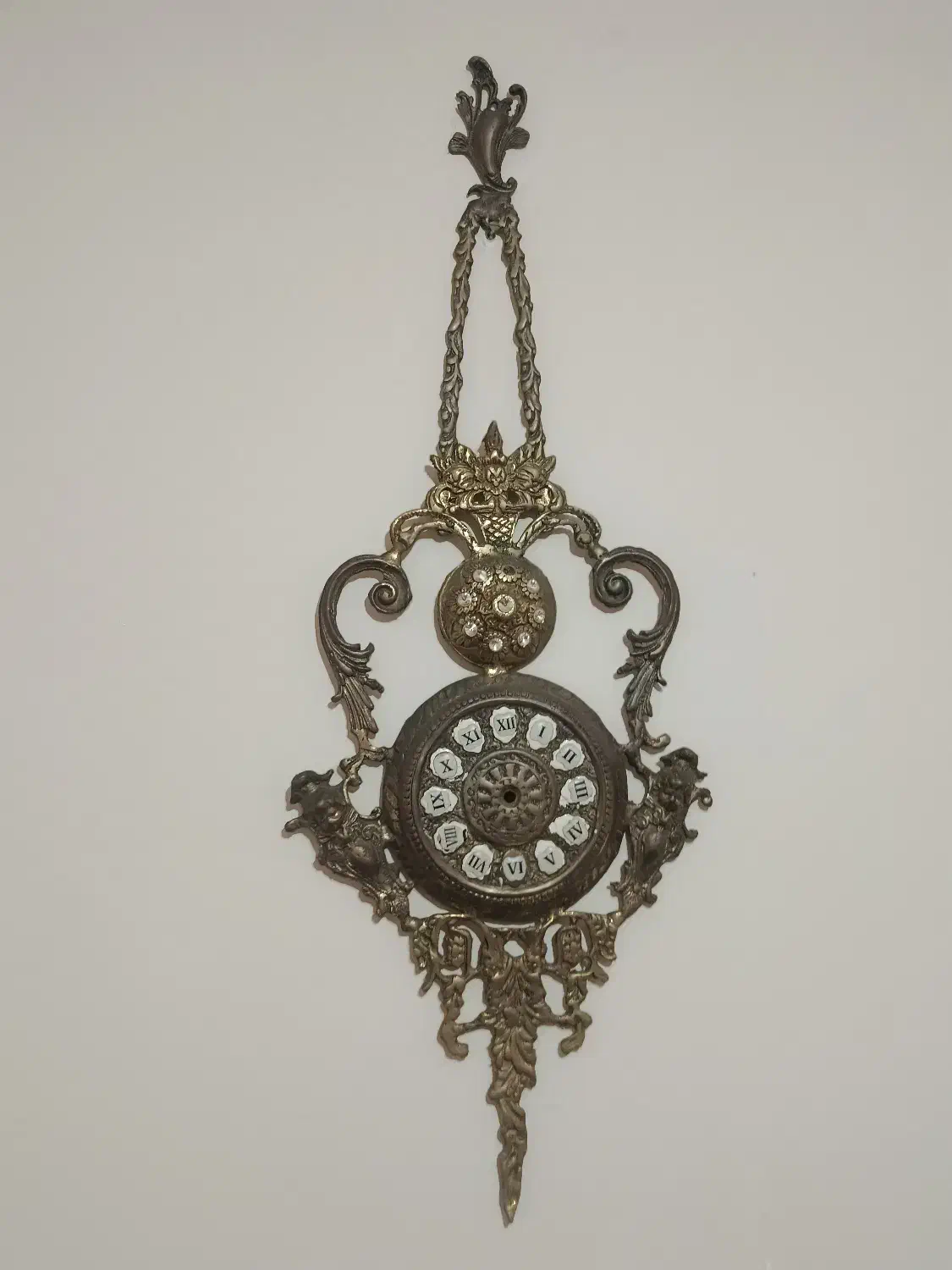 ساعت تمام برنج|ساعت دیواری و تزئینی|تبریز, |دیوار