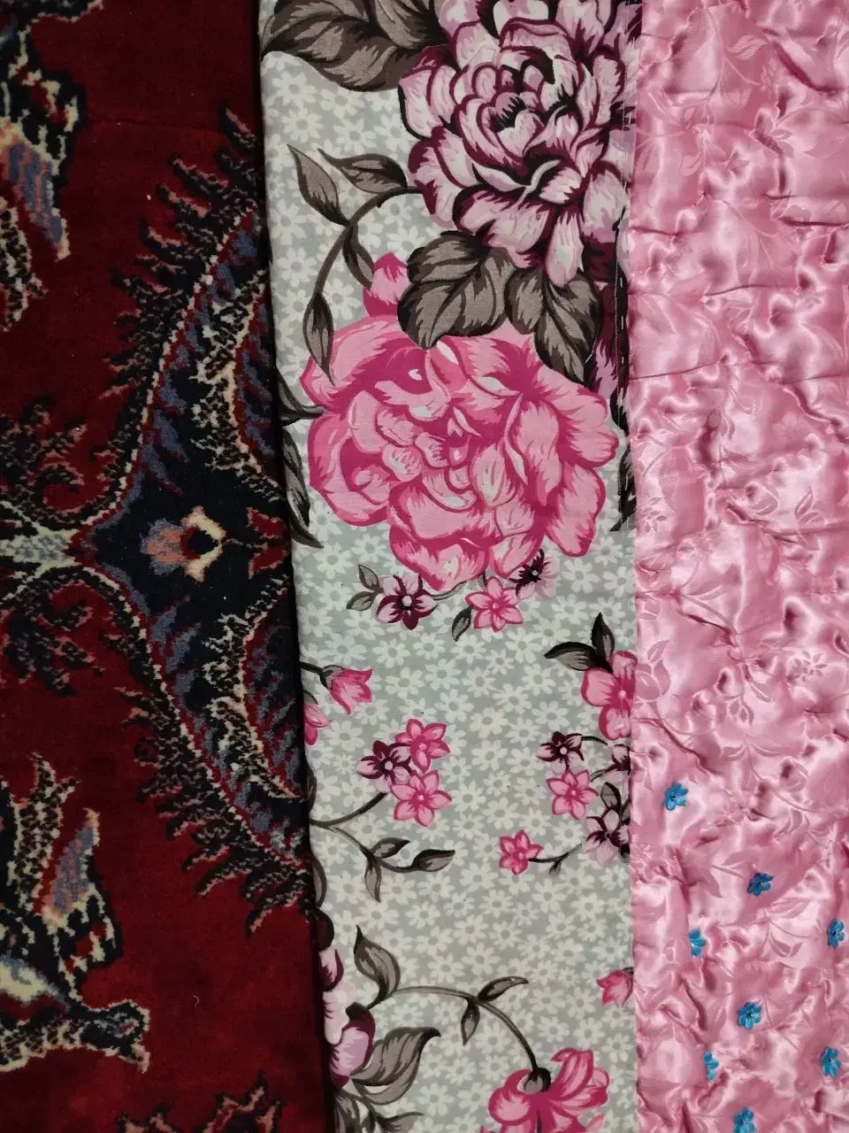 لحاف جهیزیه زیبا و تزیین شده|رختخواب، بالش، پتو|قم, شهرک مهدیه|دیوار