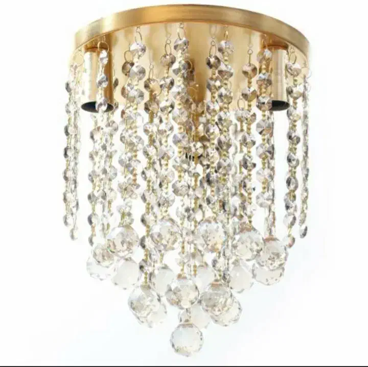 لوستر سقفی کاملا نو رنگ طلایی و نقره ای|لوستر و چراغ آویز|تهران, قصر فیروزه ۲|دیوار