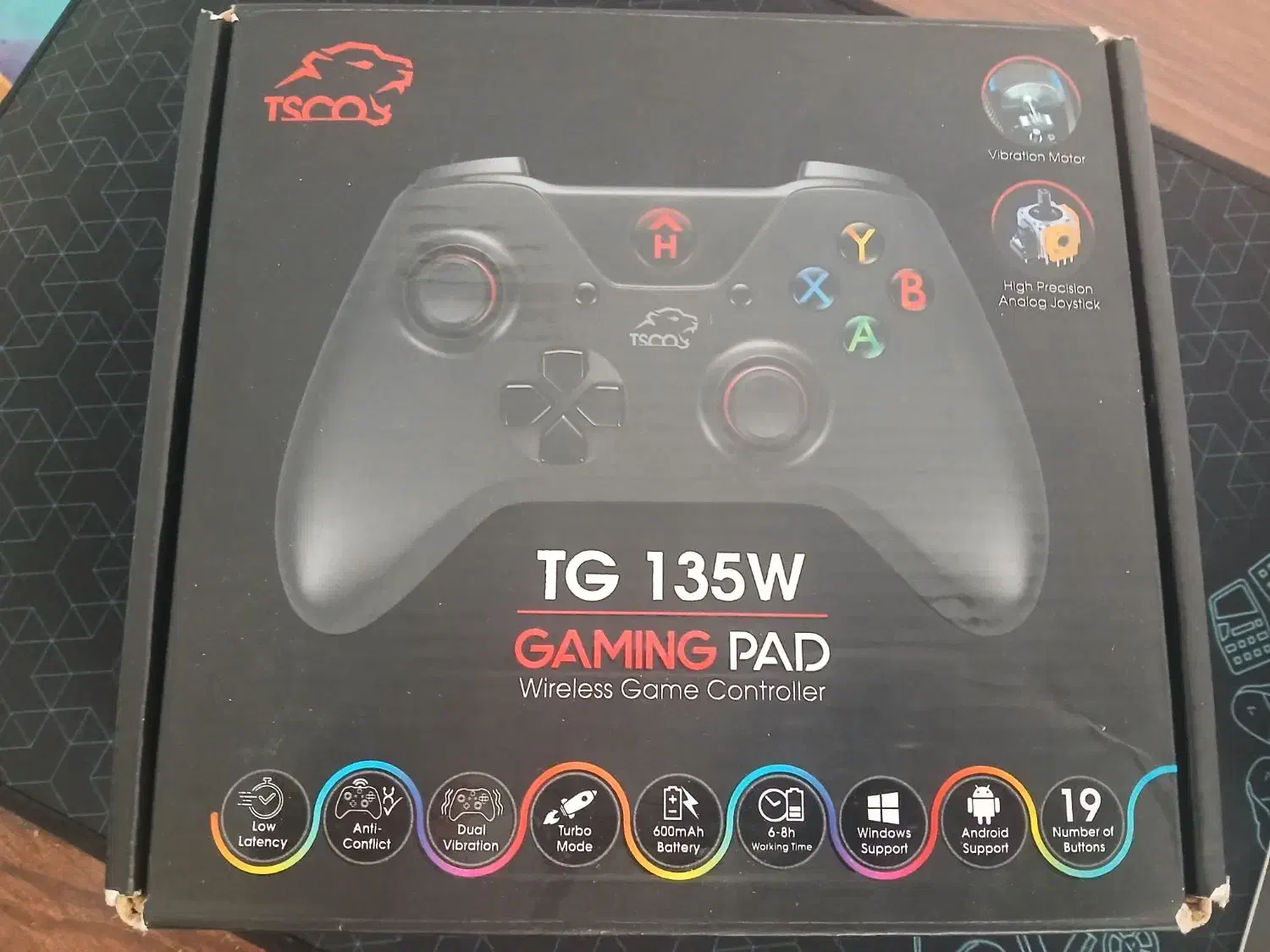 دسته گیمینگ TG135W|کنسول، بازی ویدئویی و آنلاین|زنجان, |دیوار