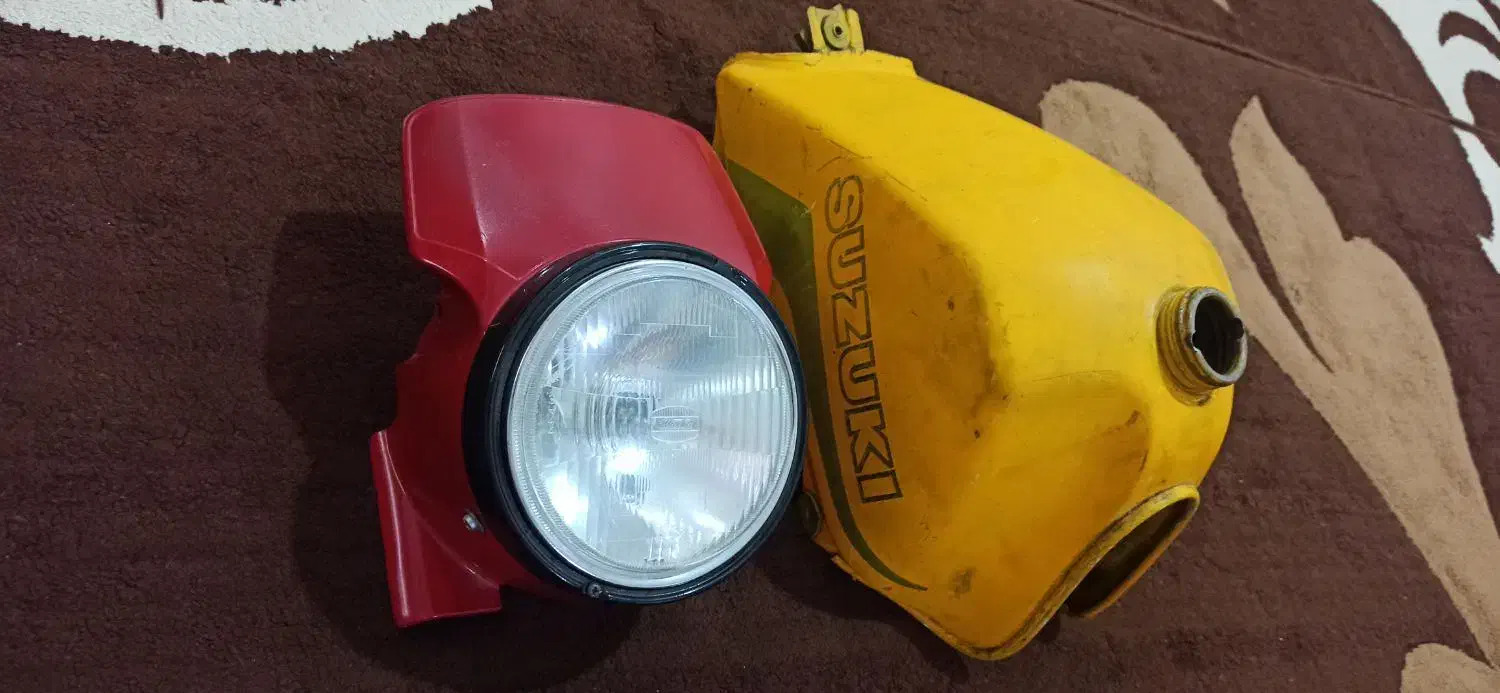 کله چراغ و باک فابریک تریل سوزوکی ژاپن|قطعات یدکی و لوازم جانبی|امیدیه, |دیوار