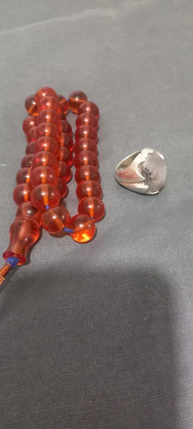 انگشتر شجر وتسبیح آب حیات|جواهرات|نقده, |دیوار