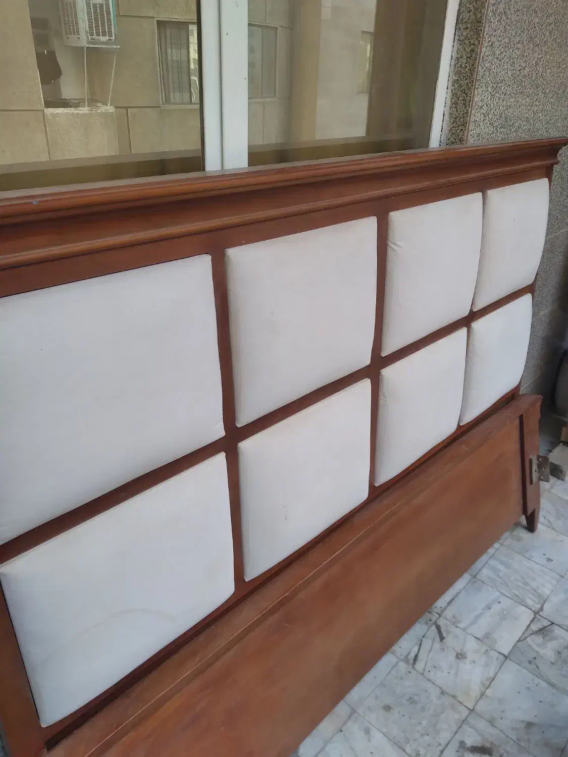 تخت خواب ۲ نفره تمام چوب|تخت و سرویس خواب|محمدشهر, محمدشهر|دیوار