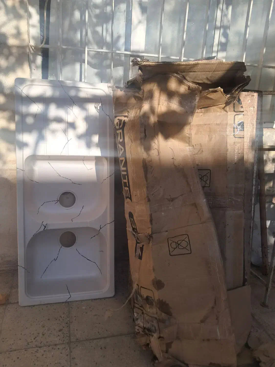 سینگ ظرفشویی نو|مصالح و تجهیزات ساختمان|اقبالیه, |دیوار