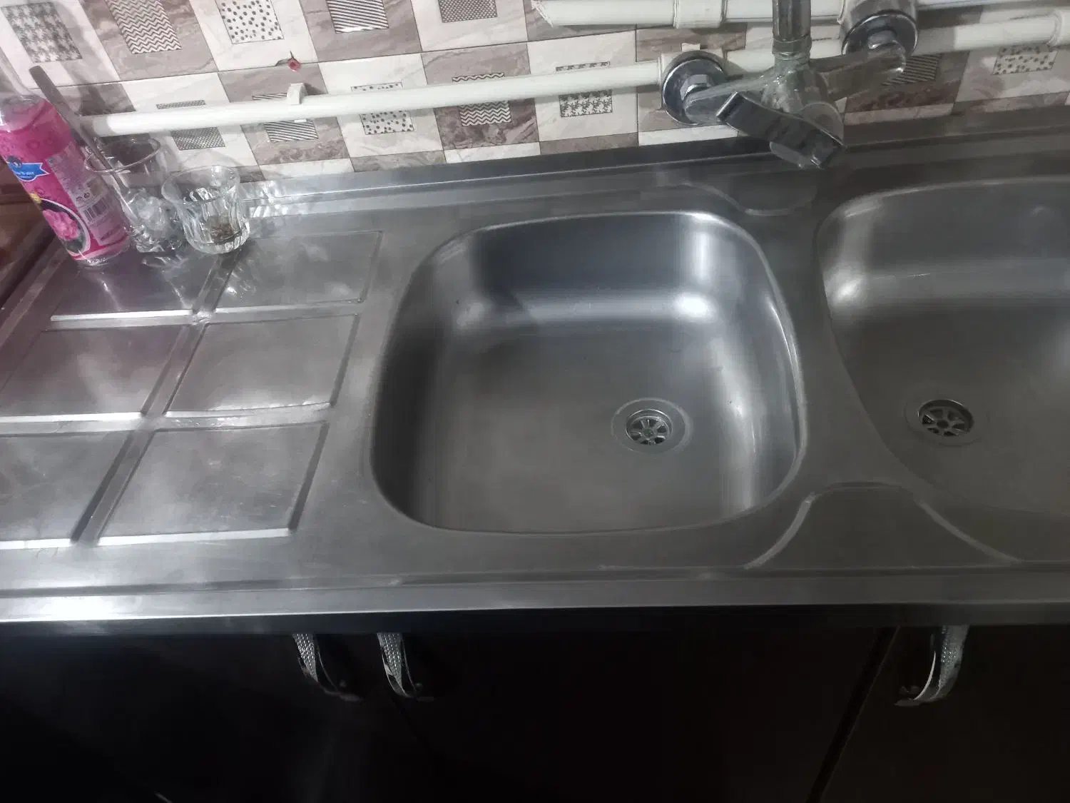 کابینت زیر سینگ|آب‌چکان و نظم‌دهنده ظروف|بروجرد, |دیوار