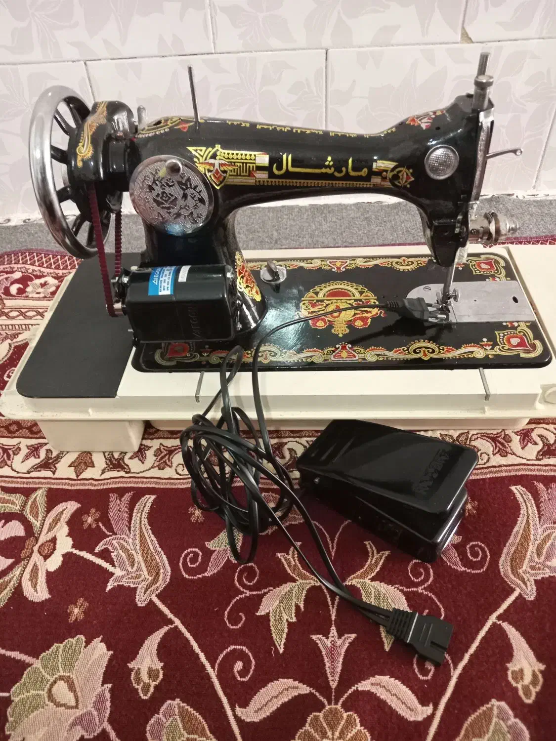 چرخ خیاطی مارشال در حد نو|چرخ خیاطی و ریسندگی|ورزقان, |دیوار