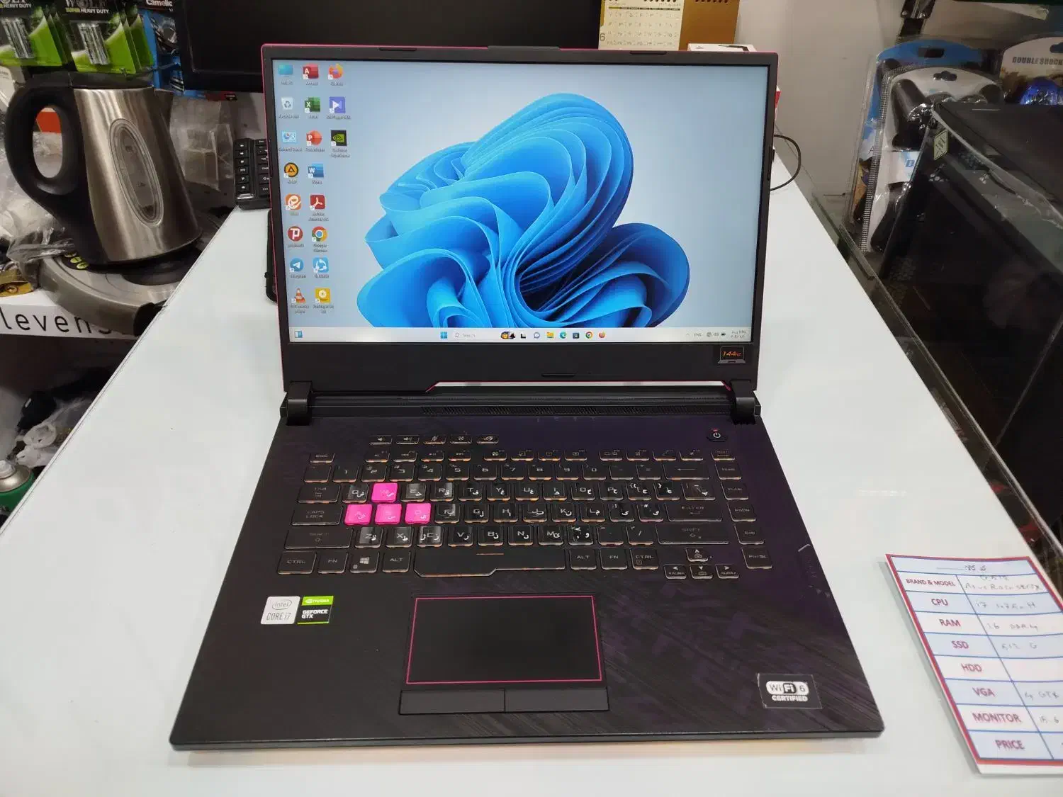 ایسوس گیمینگ راگ i7 شرایطی سه ماهه|رایانه همراه|نجفآباد, هفده شهریور|دیوار