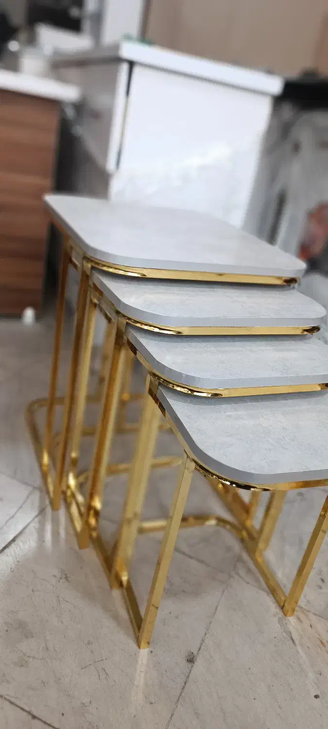 میز عسلی 4 تیکه شیک و با کلاس|مبلمان خانگی و میز عسلی|مهاباد (آذربایجان غربی), |دیوار