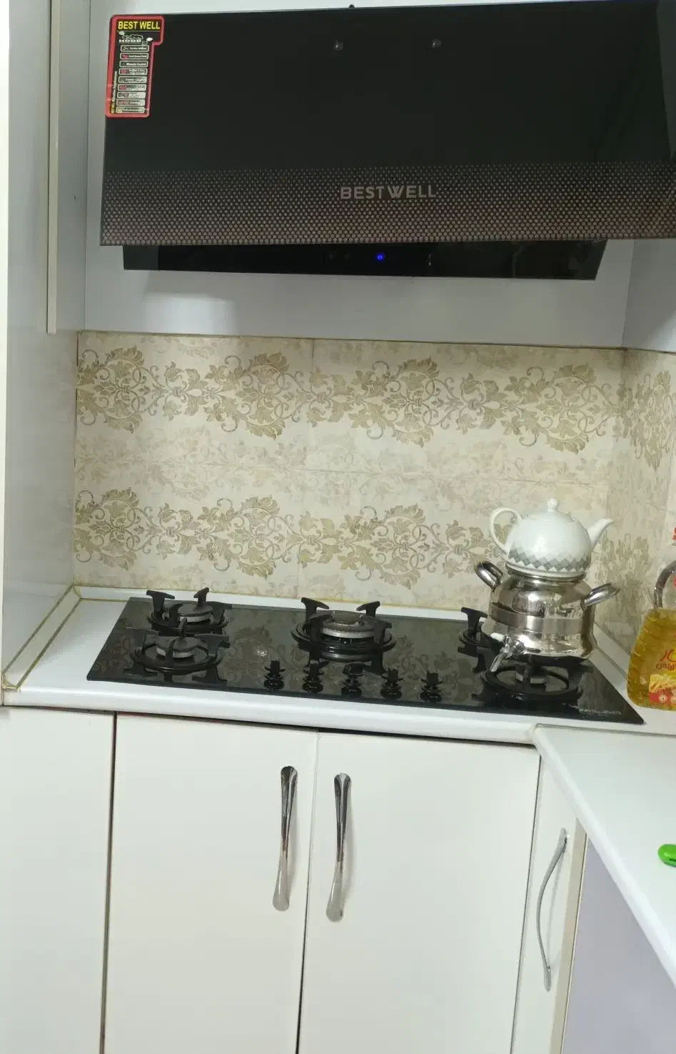 کابینت mdf درحد نو همراه با هود و سینک|مصالح و تجهیزات ساختمان|اندیشه, شهرک مریم|دیوار