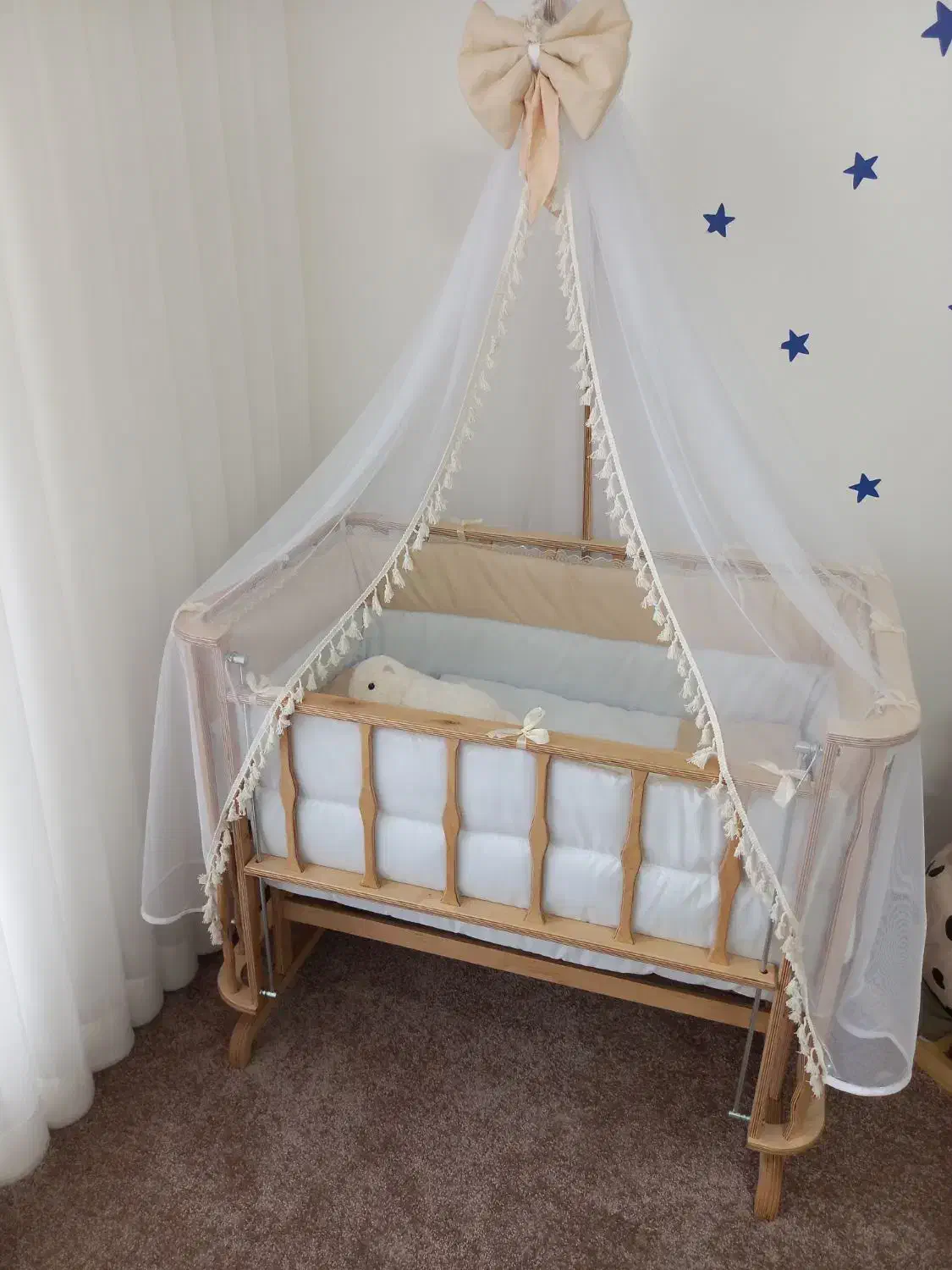 تخت گهواره ای و تخت کنار مادر|تخت و سرویس خواب|نیشابور, باغرود|دیوار