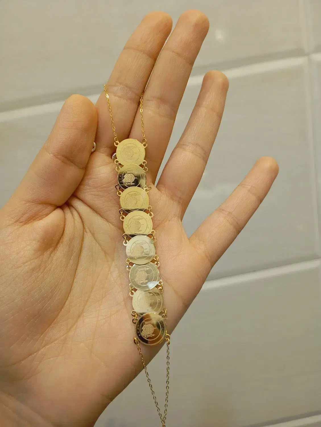 دستبند سکه ای بدون اجرت|جواهرات|شوش, |دیوار