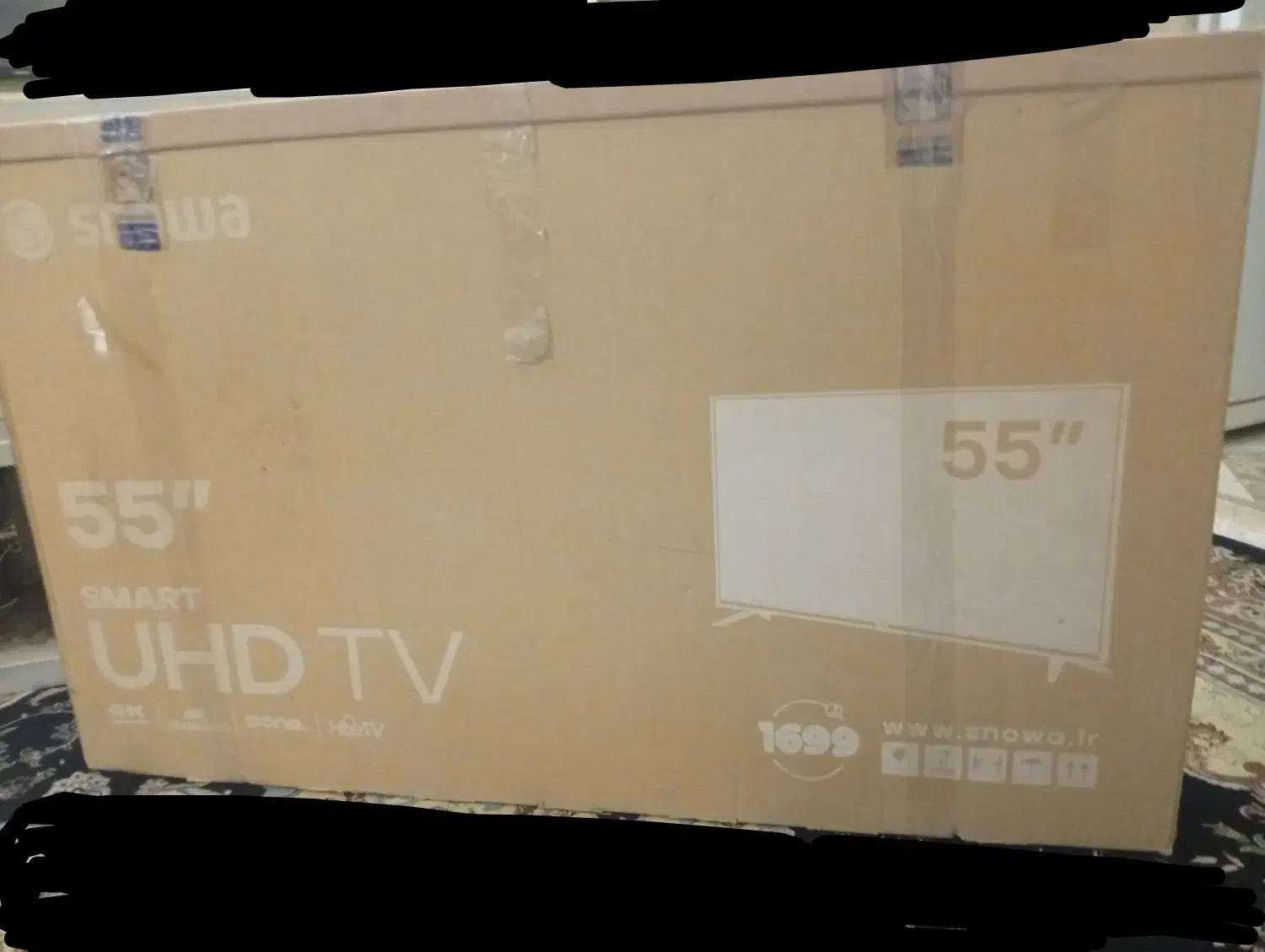 تلویزون اسنوا ۵۵اینج فورکی فول در حد کاملا نو نو|تلویزیون و پروژکتور|پاکدشت, پاکدشت (مامازند)|دیوار