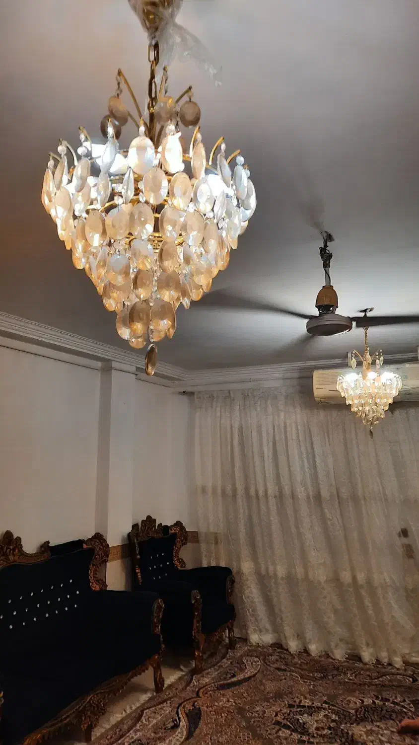 لوستر بدون هیچ ایرادی بزرگ|لوستر و چراغ آویز|گرگان, |دیوار