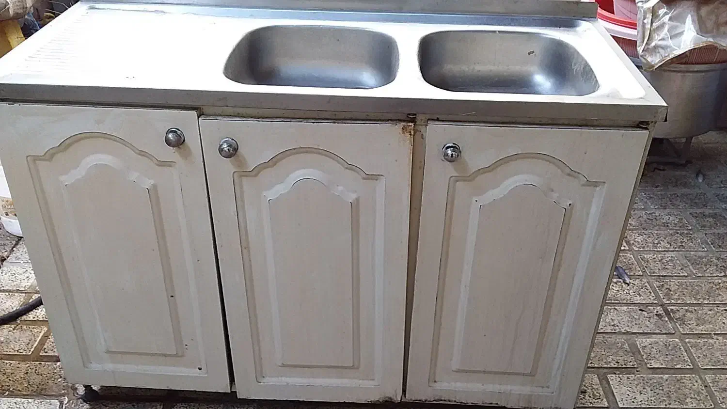 سینگ همراه کابینت|آب‌چکان و نظم‌دهنده ظروف|ری, امین آباد|دیوار