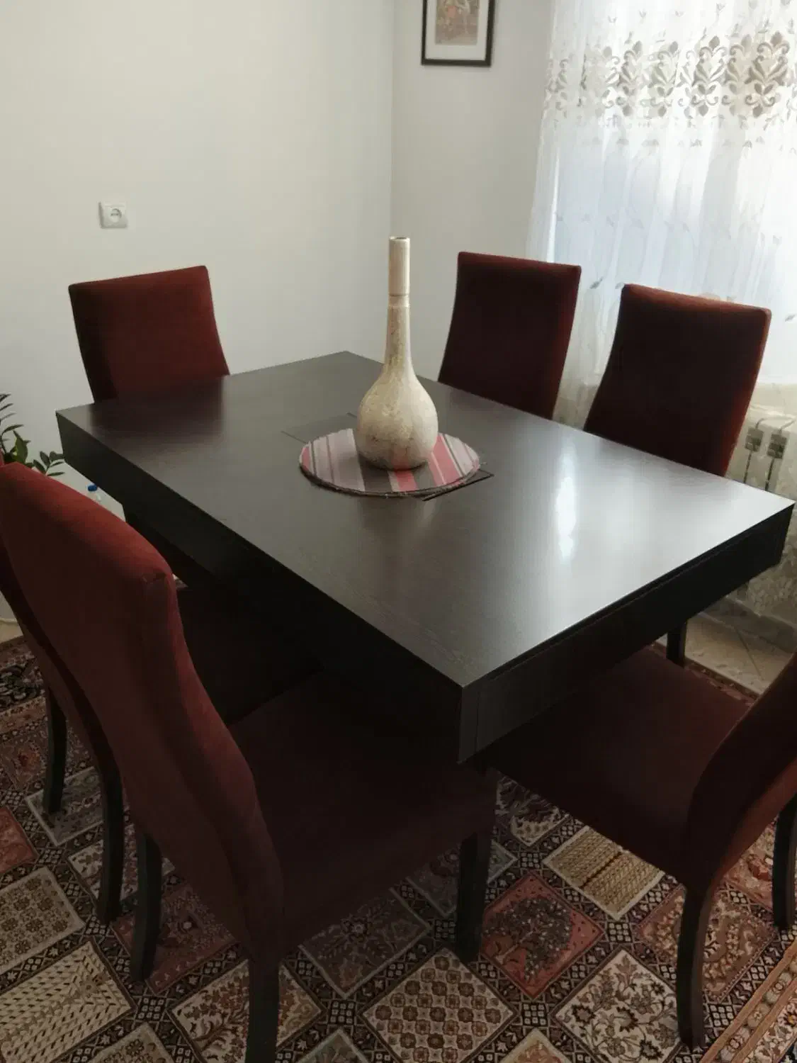میز ناهار خوری ۶نفره|میز و صندلی غذاخوری|تهران, سازمان آب|دیوار