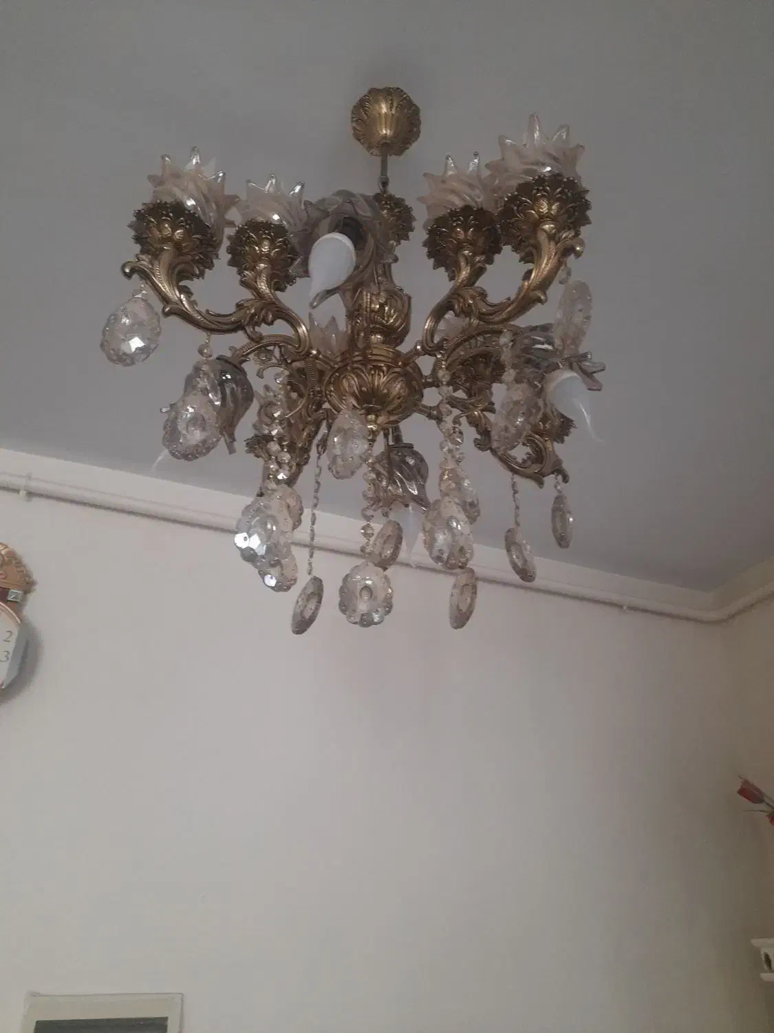 ۳ عدد لوستر برنز اصل|لوستر و چراغ آویز|محمدیه-قزوین, |دیوار