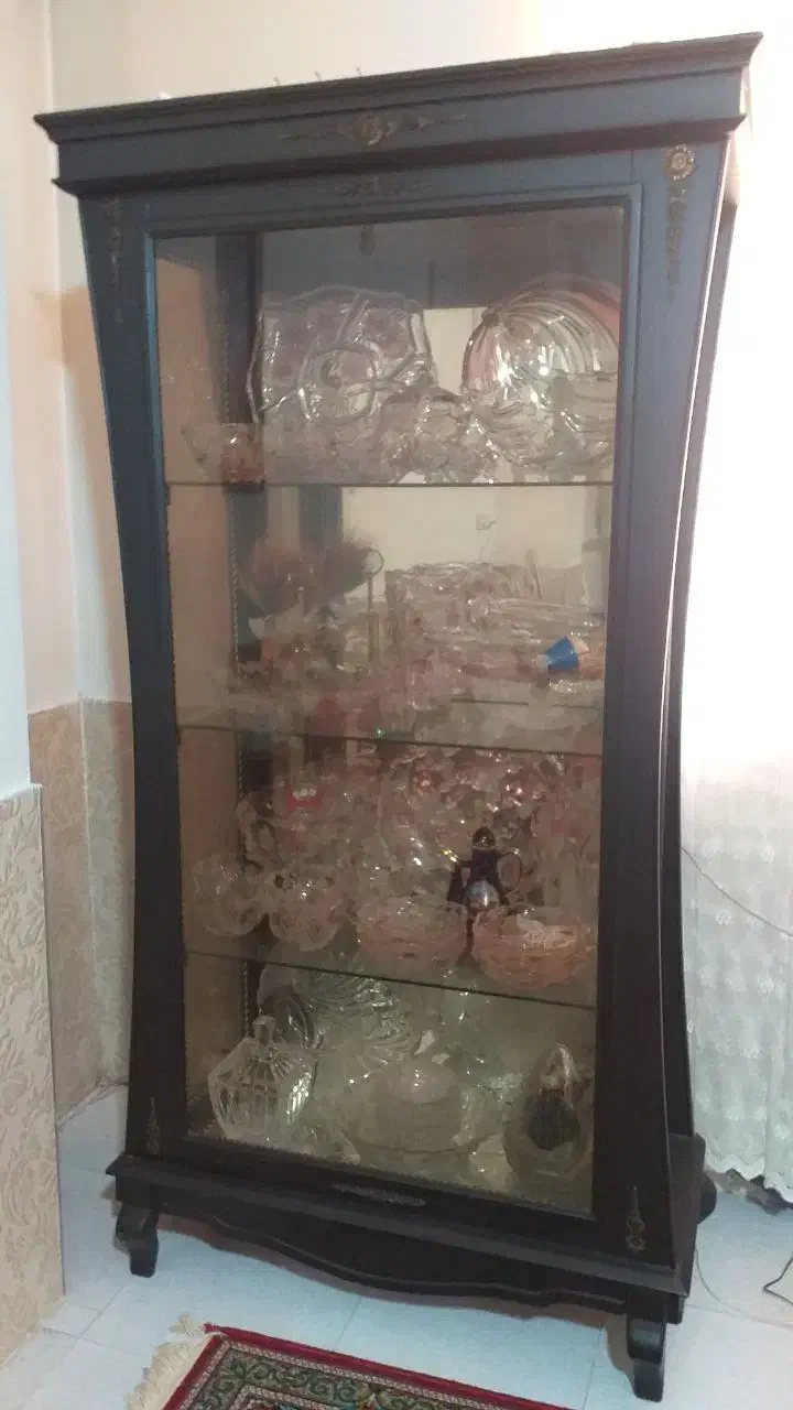 ویترین ظرف|بوفه، ویترین، کنسول|قائمشهر, |دیوار