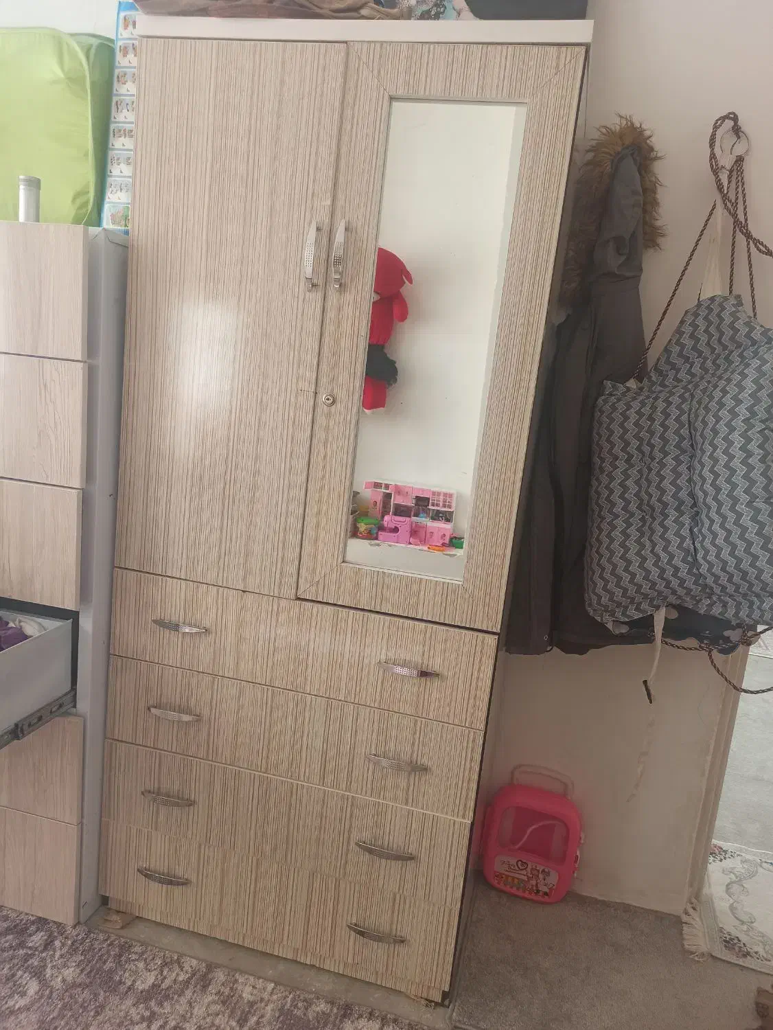 کمد و رخت آویز|جاکفشی، کمد، دراور|جوانرود, |دیوار