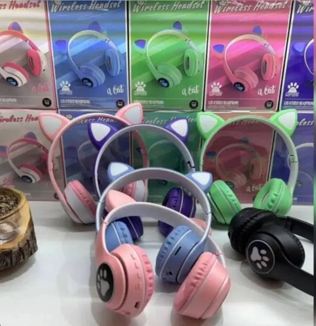 هدفون گربه ای چراغ دار پنجه دار در رنگبندی|لوازم جانبی موبایل و تبلت|رشت, چمارسرا|دیوار