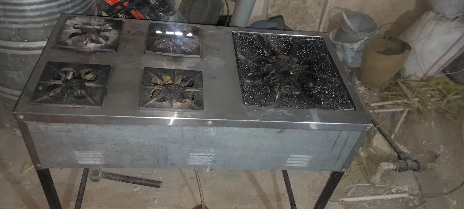 اجاق گاز پنج شعله تمام استیل بفروش میرسد|اجاق گاز و لوازم برقی پختوپز|تاکستان, |دیوار