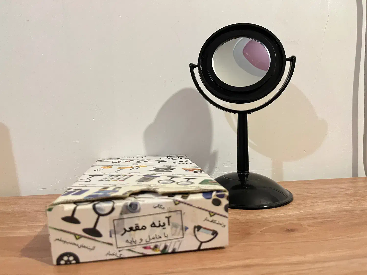 آینه مقعر آزمایشگاهی و استفاده شخصی با حامل و پایه|پزشکی|گرگان, |دیوار