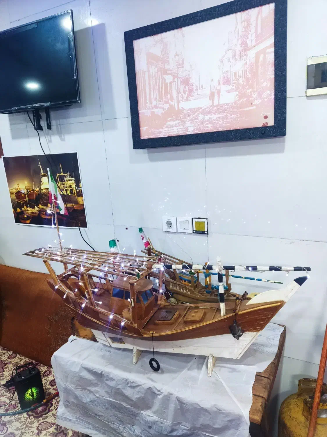 لنج سماچ سه عدد ۳|مجسمه، تندیس، ماکت|بوشهر, |دیوار